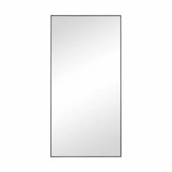 Cheap ❤️ Grayson Lane 36-in x 18-in Rectangle Black Contemporary Framed Wall Mirror ✨