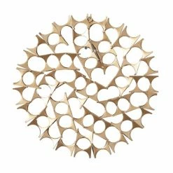 Brand new 😉 Grayson Lane 15-in x 19-in x 23-in Gold Tin Modern Wall Decor - Set of 3 ⭐ -GRAYSON LANE Sales 2022 330941098 AlternateImage8 l