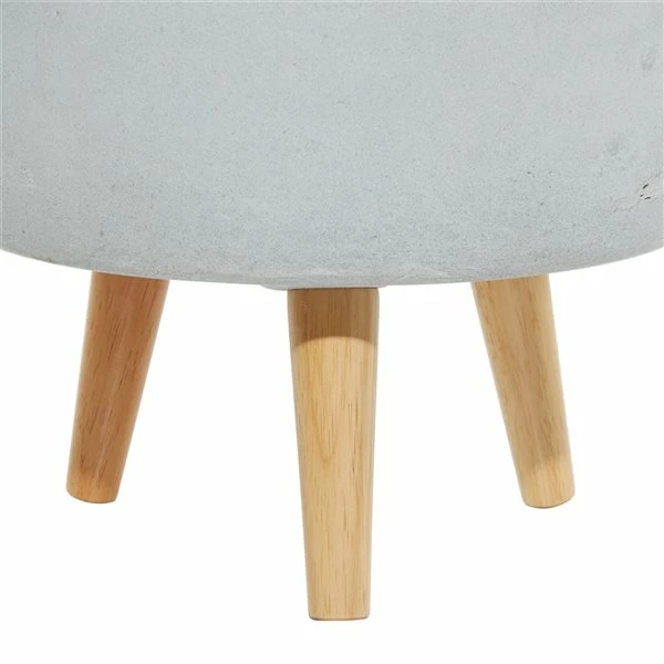 Buy 😍 Grayson Lane 12-in x 17-in Grey Clay Planters - Set of 3 🌟 4 Buy 😍 Grayson Lane 12-in x 17-in Grey Clay Planters - Set of 3 🌟 - Image 4