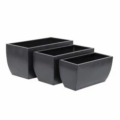 Brand new ❤️ Grayson Lane 19.90-in x 9.90-in Grey Metal Planters - Set of 3 ⌛ 8 Brand new ❤️ Grayson Lane 19.90-in x 9.90-in Grey Metal Planters - Set of 3 ⌛ -GRAYSON LANE Sales 2022 330941102 AlternateImage5 l