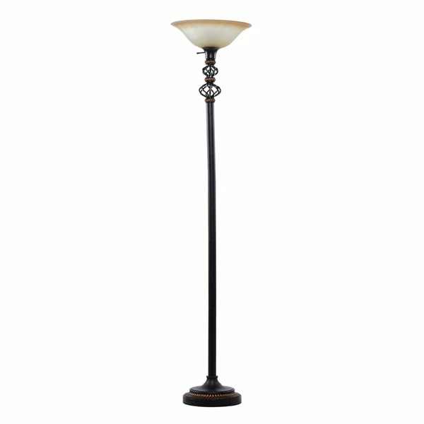 Coupon 💯 Grayson Lane 70-in x 15-in Black Metal Traditional Torchiere Lamp ✨ 4 Coupon 💯 Grayson Lane 70-in x 15-in Black Metal Traditional Torchiere Lamp ✨ - Image 4