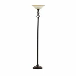 Coupon 💯 Grayson Lane 70-in x 15-in Black Metal Traditional Torchiere Lamp ✨ 9 Coupon 💯 Grayson Lane 70-in x 15-in Black Metal Traditional Torchiere Lamp ✨ -GRAYSON LANE Sales 2022 330941105 AlternateImage7 l