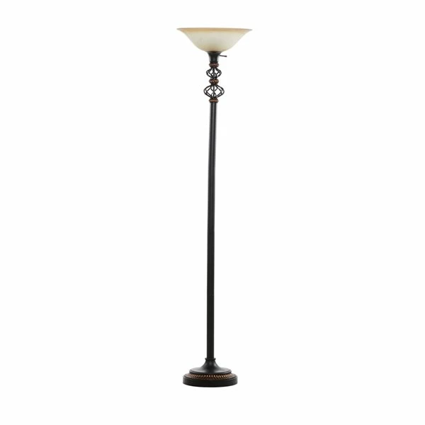 Coupon 💯 Grayson Lane 70-in x 15-in Black Metal Traditional Torchiere Lamp ✨ 5 Coupon 💯 Grayson Lane 70-in x 15-in Black Metal Traditional Torchiere Lamp ✨ - Image 5