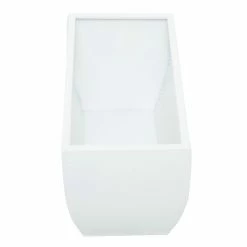 Budget 🎁 Grayson Lane 19.70-in x 9.95-in White Metal Planters - Set of 3 🤩 -GRAYSON LANE Sales 2022 330941111 AlternateImage3 l