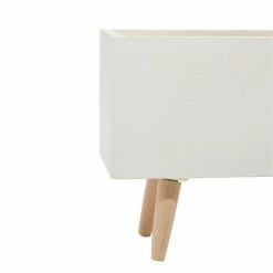 Outlet 💯 Grayson Lane 21-in x 15-in White Clay Planters - Set of 2 ❤️ -GRAYSON LANE Sales 2022 330941115 AlternateImage3 l