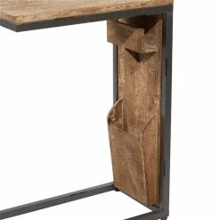 Budget ❤️ Grayson Lane 24-in x 20-in Brown Wood Rectangular Accent Table 🎁 -GRAYSON LANE Sales 2022 330941125 AlternateImage3 l