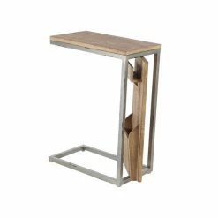 Budget ❤️ Grayson Lane 24-in x 20-in Brown Wood Rectangular Accent Table 🎁 -GRAYSON LANE Sales 2022 330941125 AlternateImage5 l