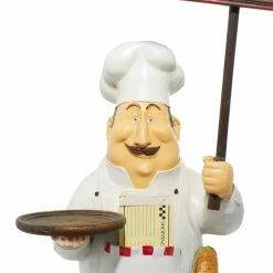 Promo 😉 Grayson Lane 48-in x 20-in Traditional Decorative White Polystone Chalkboard Sign 🧨 -GRAYSON LANE Sales 2022 330941131 AlternateImage5 l