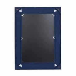 Budget 🧨 Grayson Lane 31-in x 23-in Rectangle Blue Contemporary Framed Wall Mirror ✔️ -GRAYSON LANE Sales 2022 330941133 AlternateImage5 l