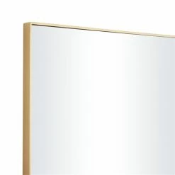 Cheap 🎉 Grayson Lane 32-in x 18-in Rectangle Gold Contemporary Framed Wall Mirror 🔥 -GRAYSON LANE Sales 2022 330941134 AlternateImage3 l