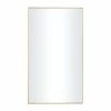Cheap 🎉 Grayson Lane 32-in x 18-in Rectangle Gold Contemporary Framed Wall Mirror 🔥