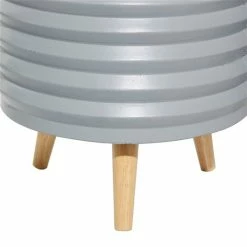 Deals ✨ Grayson Lane 14.45-in x 18.05-in Grey Ceramic Planters - Set of 3 🎉 -GRAYSON LANE Sales 2022 330941141 AlternateImage3 l