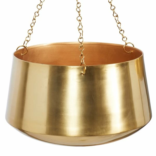 Brand new 🤩 Grayson Lane 12-in W x 7-in H Gold Metal Hanging Wall Planter - 2-Pack 😀 3 Brand new 🤩 Grayson Lane 12-in W x 7-in H Gold Metal Hanging Wall Planter - 2-Pack 😀 - Image 3