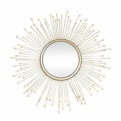 Budget 🎉 Grayson Lane Round Gold Framed Wall Mirror - Set of 3 ⌛ -GRAYSON LANE Sales 2022 330941158 AlternateImage4 l