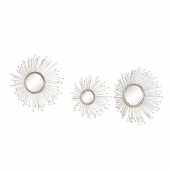 Budget 🎉 Grayson Lane Round Gold Framed Wall Mirror - Set of 3 ⌛ -GRAYSON LANE Sales 2022 330941158 AlternateImage5 l