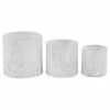 Hot Sale 😍 Grayson Lane 9-in W x 9-in H White Ceramic Planter - 3-Pack 🥰