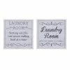 Deals 👏 Grayson Lane 14.5-in H x 14.5-in W Farmhouse Wood Sign Wall Accent - Set of 2 🥰
