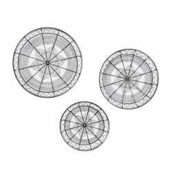 Discount 🎁 Grayson Lane 21.2-in H x 21.2-in W Eclectic Metal Wall Accent - Set of 3 💯