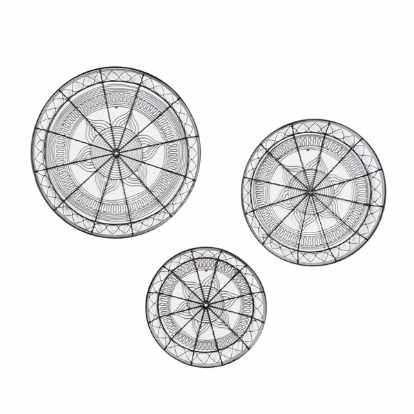 Discount 🎁 Grayson Lane 21.2-in H x 21.2-in W Eclectic Metal Wall Accent - Set of 3 💯 1 Discount 🎁 Grayson Lane 21.2-in H x 21.2-in W Eclectic Metal Wall Accent - Set of 3 💯