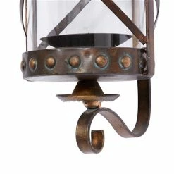 New ⌛ Grayson Lane 1 Candle Glass Sconce Candle Holder ❤️ -GRAYSON LANE Sales 2022 330941182 AlternateImage3 l