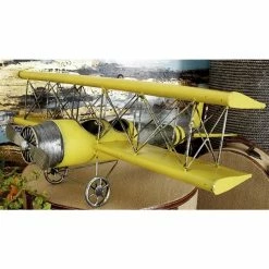 Wholesale ❤️ Grayson Lane 9-in H x 21-in W Vintage Metal Plane Wall Accent 🌟 -GRAYSON LANE Sales 2022 330941186 AlternateImage3 l