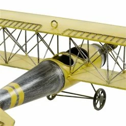 Wholesale ❤️ Grayson Lane 9-in H x 21-in W Vintage Metal Plane Wall Accent 🌟 -GRAYSON LANE Sales 2022 330941186 AlternateImage6 l