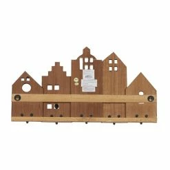 Flash Sale 🌟 Grayson Lane Black/Grey MDF Skyline Decorative Screw Wall Hooks - Set of 1 ⭐ -GRAYSON LANE Sales 2022 330941187 AlternateImage7 l