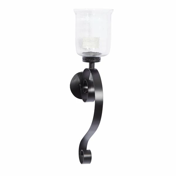 Wholesale 🎁 Grayson Lane Traditional 1 Candle Black Metal Sconce Candle Holder ✔️ 5 Wholesale 🎁 Grayson Lane Traditional 1 Candle Black Metal Sconce Candle Holder ✔️ - Image 5