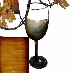 Buy 👏 Grayson Lane 19-in H x 36-in W Traditional Metal Wine Wall Accent 🥰 -GRAYSON LANE Sales 2022 330941197 AlternateImage5 l