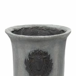Cheapest 🎉 Grayson Lane 11-in W x 16-in H Grey Resin Planter ✔️ -GRAYSON LANE Sales 2022 330941203 AlternateImage3 l