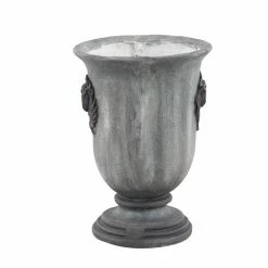 Cheapest 🎉 Grayson Lane 11-in W x 16-in H Grey Resin Planter ✔️ -GRAYSON LANE Sales 2022 330941203 AlternateImage5 l