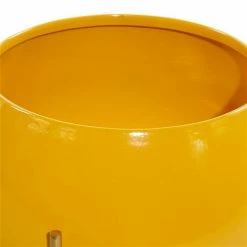 Hot Sale 🎉 Grayson Lane 10.75-in W x 9.85-in H Yellow Metal Planter - 2-Pack 🎁 -GRAYSON LANE Sales 2022 330941204 AlternateImage3 l