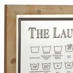 Wholesale 🔥 Grayson Lane 20-in H x 19.75-in W Laundry Guide Wood Wall Accent ✨ -GRAYSON LANE Sales 2022 330941205 AlternateImage5 l