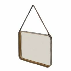 Cheapest 😉 Grayson Lane 21-in L x 30-in W Rectangle Gold Framed Wall Mirror ⌛ -GRAYSON LANE Sales 2022 330941206 AlternateImage5 l