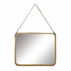 Cheapest π Grayson Lane 21-in L x 30-in W Rectangle Gold Framed Wall Mirror β