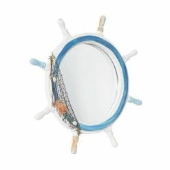 Discount 😉 Grayson Lane 24.5-in L x 24.5-in W Round White Framed Wall Mirror ⌛ -GRAYSON LANE Sales 2022 330941210 AlternateImage5 l