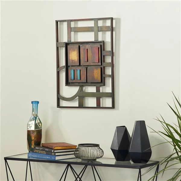 Buy 🎁 Grayson Lane 27-in H x 20-in W Abstract Metal Wall Accent 🥰 2 Buy 🎁 Grayson Lane 27-in H x 20-in W Abstract Metal Wall Accent 🥰 - Image 2