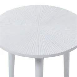 Hot Sale 🛒 Grayson Lane White Wood Round End Table ✔️ -GRAYSON LANE Sales 2022 330941219 AlternateImage4 l