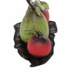 Promo 🛒 GRAYSON LANE Greyson Lane Green/Red Classic Iron Decorative Fruit Bowl - Set of 1 🛒 -GRAYSON LANE Sales 2022 330941221 AlternateImage3 l