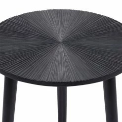 Buy 🔥 Grayson Lane Black Wood Round End Table 🤩 -GRAYSON LANE Sales 2022 330941234 AlternateImage4 l