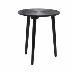 Buy 🔥 Grayson Lane Black Wood Round End Table 🤩 -GRAYSON LANE Sales 2022 330941234 AlternateImage5 l