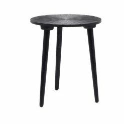 Buy 🔥 Grayson Lane Black Wood Round End Table 🤩 -GRAYSON LANE Sales 2022 330941234 AlternateImage6 l