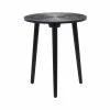 Buy 🔥 Grayson Lane Black Wood Round End Table 🤩