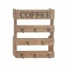 Cheap ⭐ Grayson Lane Brown/Grey Coffee Chinese Fir 3-Tier Decorative 3 Screw Wall Hooks - Set of 1 🔥