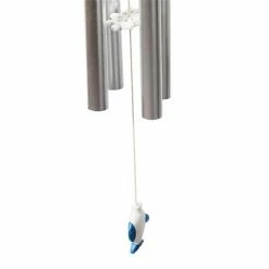Buy 🎁 Grayson Lane Coastal 33-in White/Silver Metal Tubes and Bottles Wind Chime - Set of 3 🔥 -GRAYSON LANE Sales 2022 330941240 AlternateImage3 l