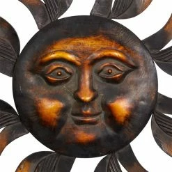 Deals ✔️ Grayson Lane 37-in H x 37-in W Rustic Metal Sun Wall Accent 🤩 -GRAYSON LANE Sales 2022 330941244 AlternateImage5 l