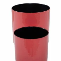 Flash Sale 👍 Grayson Lane 9.75-in W x 14.35-in H Red Metal Planter - 2-Pack 🌟 -GRAYSON LANE Sales 2022 330941251 AlternateImage3 l