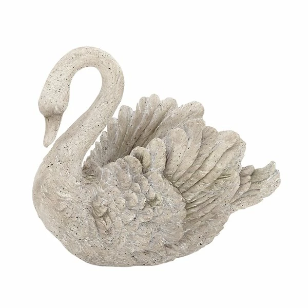 Flash Sale 🤩 Grayson Lane 15-in x 18-in Grey Polystone Eclectic Swan Garden Sculpture 🥰 5 Flash Sale 🤩 Grayson Lane 15-in x 18-in Grey Polystone Eclectic Swan Garden Sculpture 🥰 - Image 5