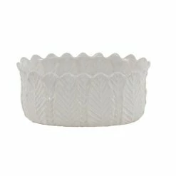 Best Pirce 🔥 Grayson Lane 16-in W x 6-in H White Stone Low Bowl Planter - 3-Pack ✨ 8 Best Pirce 🔥 Grayson Lane 16-in W x 6-in H White Stone Low Bowl Planter - 3-Pack ✨ -GRAYSON LANE Sales 2022 330941256 AlternateImage5 l