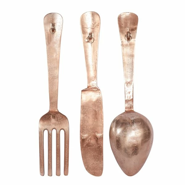 Outlet ๐งจ Grayson Lane 23-in H x 7-in W Traditional Kitchen Metal Wall Accent - Set of 3 ๐ 5 Outlet ๐งจ Grayson Lane 23-in H x 7-in W Traditional Kitchen Metal Wall Accent - Set of 3 ๐ - Image 5